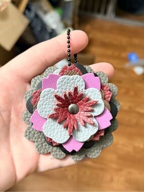 Handmade Floral Bag Charm